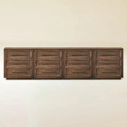 Elara Solid Wood 12-Drawer Dresser