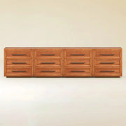 Elara Solid Wood 12-Drawer Dresser