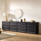 Elara Solid Wood 12-Drawer Dresser