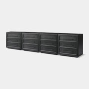 Elara Solid Wood 12-Drawer Dresser