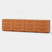 Elara Solid Wood 12-Drawer Dresser