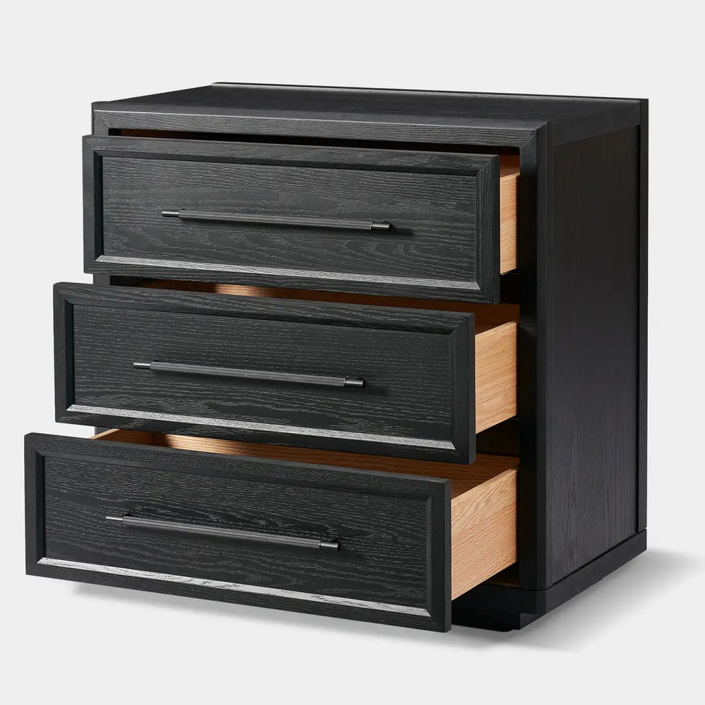 Elara Solid Wood 3-Drawer Chest