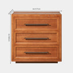 Elara Solid Wood 3-Drawer Chest