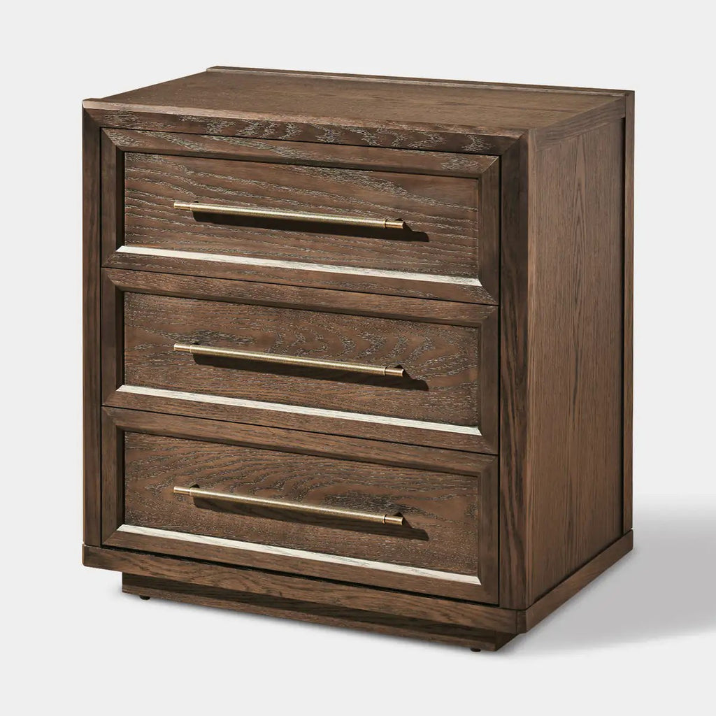 Elara Solid Wood 3-Drawer Chest