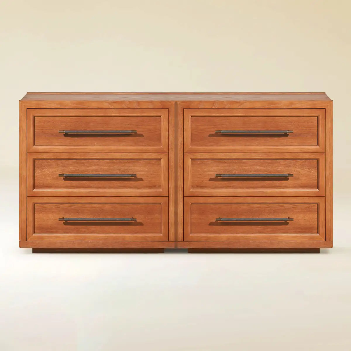 Elara Solid Wood 6-Drawer Dresser