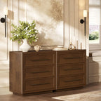 Elara Solid Wood 6-Drawer Dresser