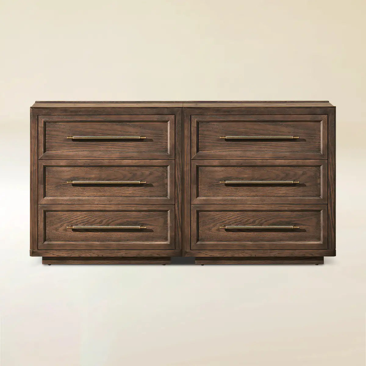 Elara Solid Wood 6-Drawer Dresser