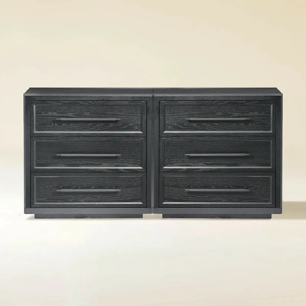 Elara Solid Wood 6-Drawer Dresser