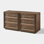 Elara Solid Wood 6-Drawer Dresser
