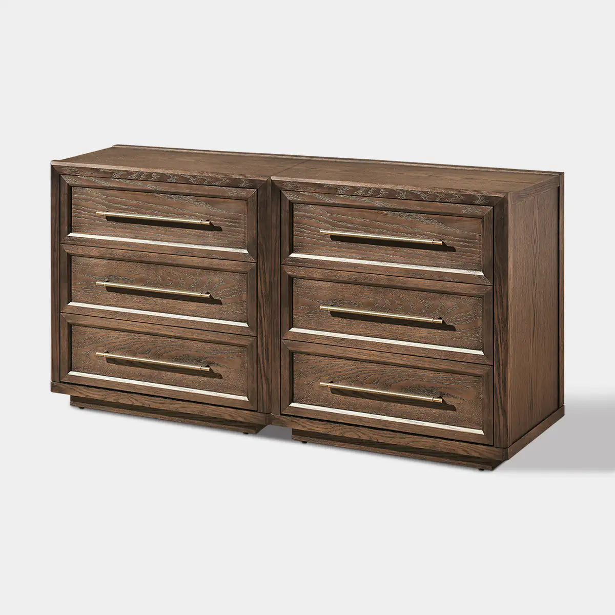 Elara Solid Wood 6-Drawer Dresser
