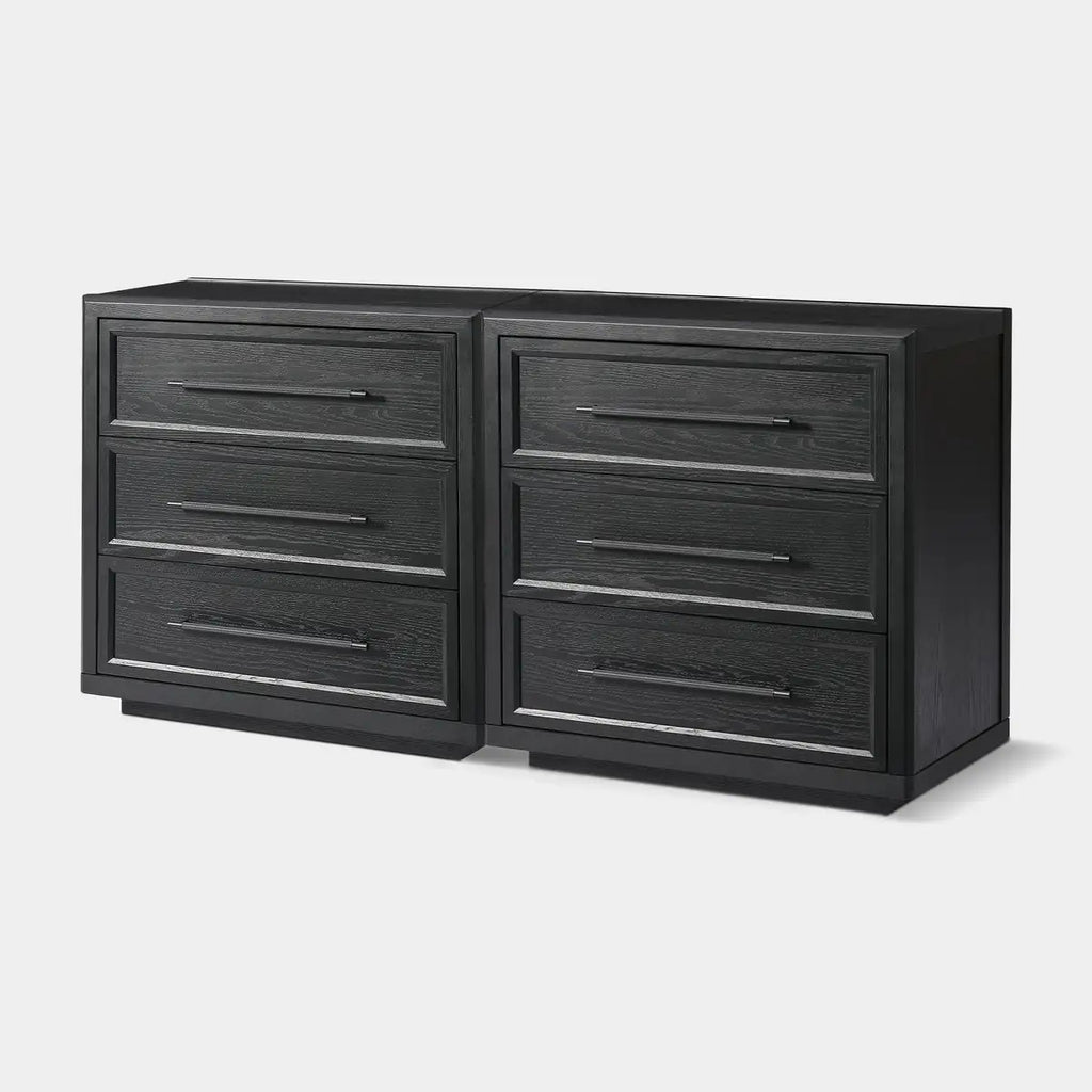 Elara Solid Wood 6-Drawer Dresser