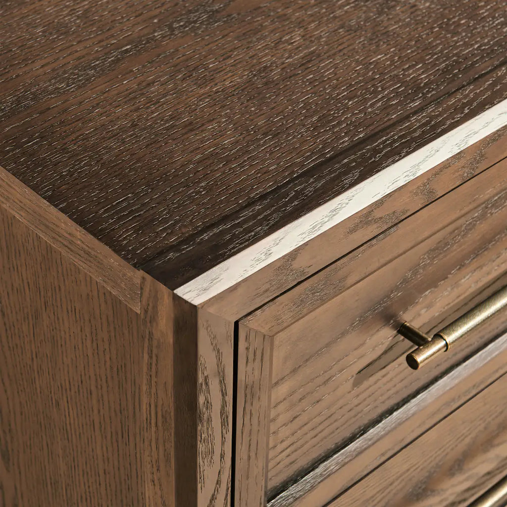 Elara Solid Wood 9-Drawer Dresser
