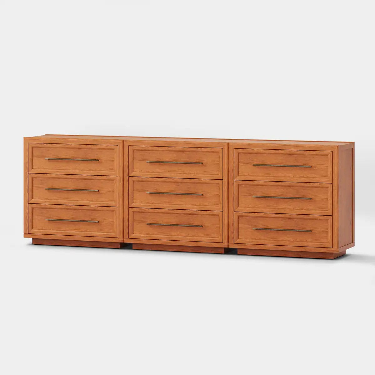 Elara Solid Wood 9-Drawer Dresser
