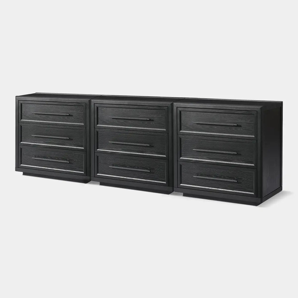 Elara Solid Wood 9-Drawer Dresser