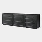 Elara Solid Wood 9-Drawer Dresser