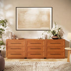 Elara Solid Wood 9-Drawer Dresser
