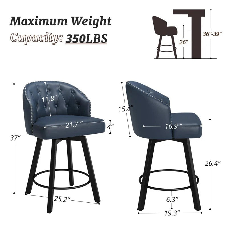 Alen Swivel Bar Stool