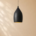 Enid Hammered Metal Cone Pendant