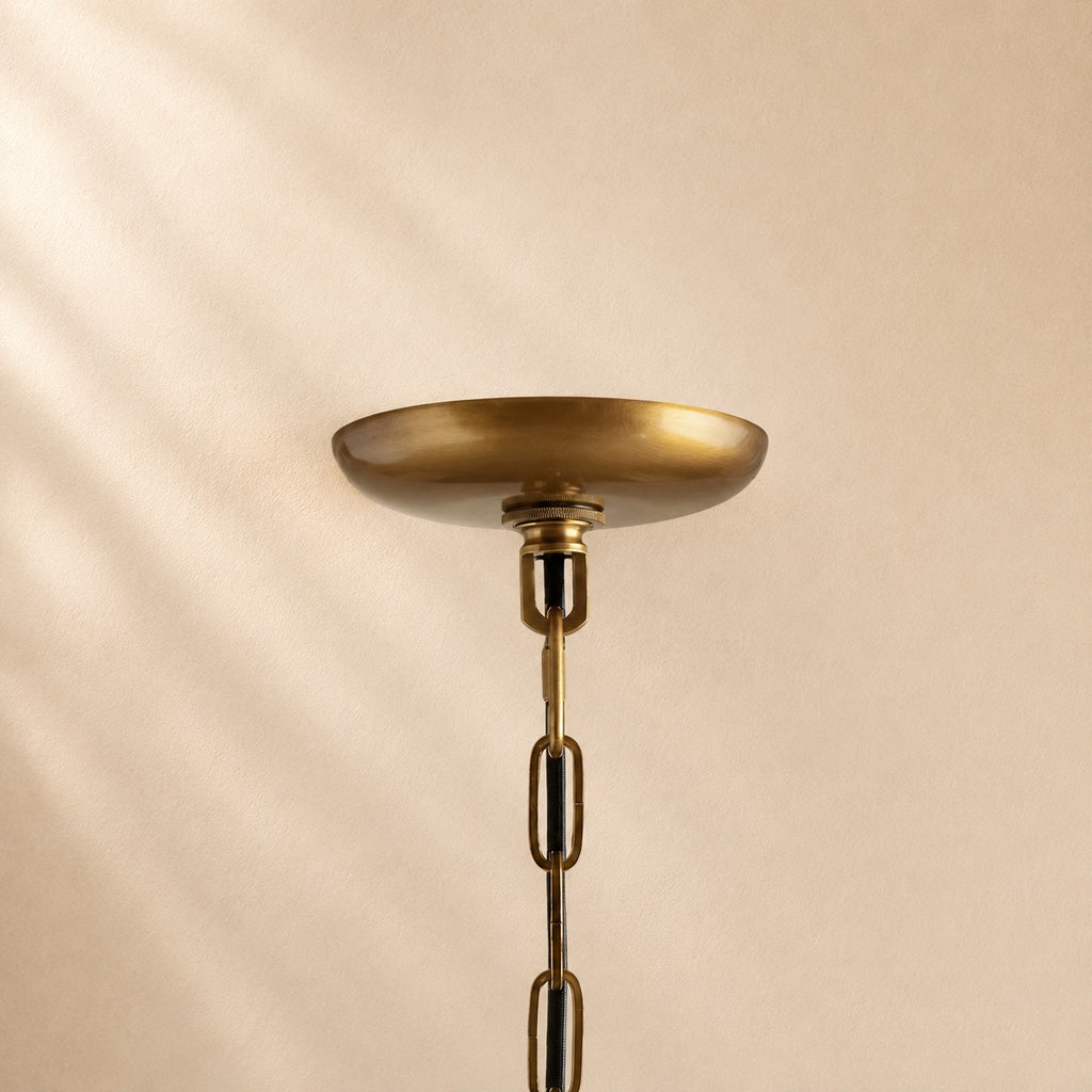 Erin Glass Round Chandelier