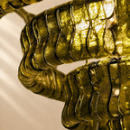 Erin Glass Round Chandelier