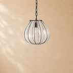 Gavin Seeded Glass Gourd Pendant