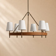 Harvey Round Brass Chandelier