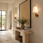 Harvey Wrapped Brass Wall Sconce