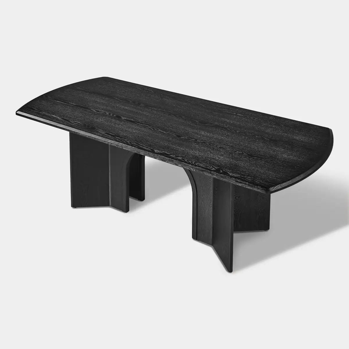 Kael Arch Solid Oak Dining Table 84“W