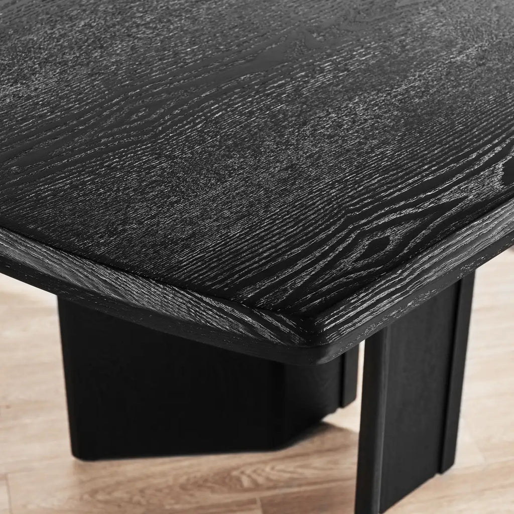 Kael Arch Solid Oak Dining Table 84“W