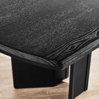 Kael Arch Solid Oak Dining Table 84“W