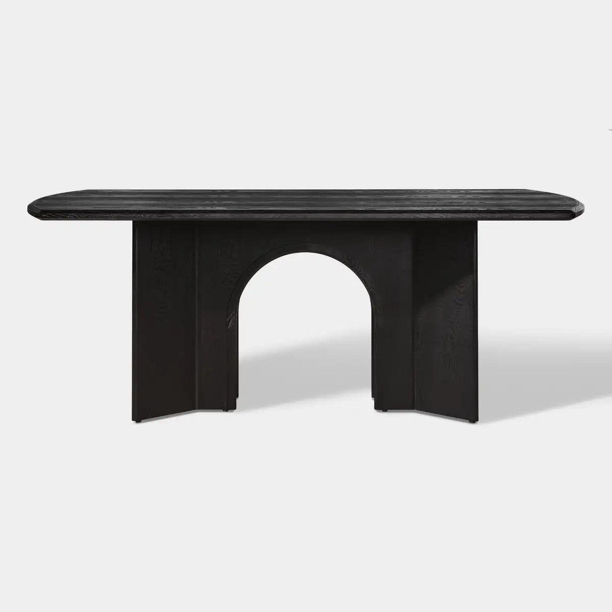 Kael Arch Solid Oak Dining Table 84“W