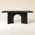 Kael Arch Solid Oak Dining Table 84“W