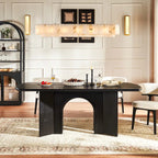 Kael Arch Solid Oak Dining Table 84“W