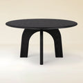 Kael Arch Solid Oak Round Dining Table 60"D