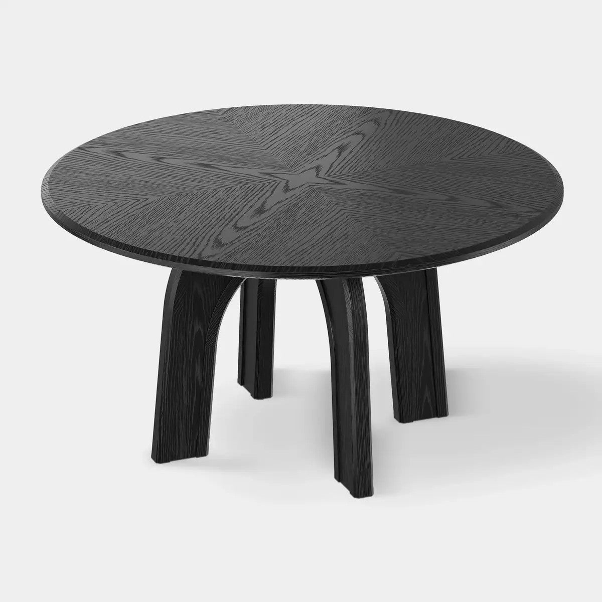 Kael Arch Solid Oak Round Dining Table 60"D