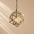 Kenn Geometric Brass Pendant