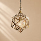 Kenn Geometric Brass Pendant
