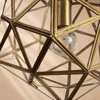 Kenn Geometric Brass Pendant