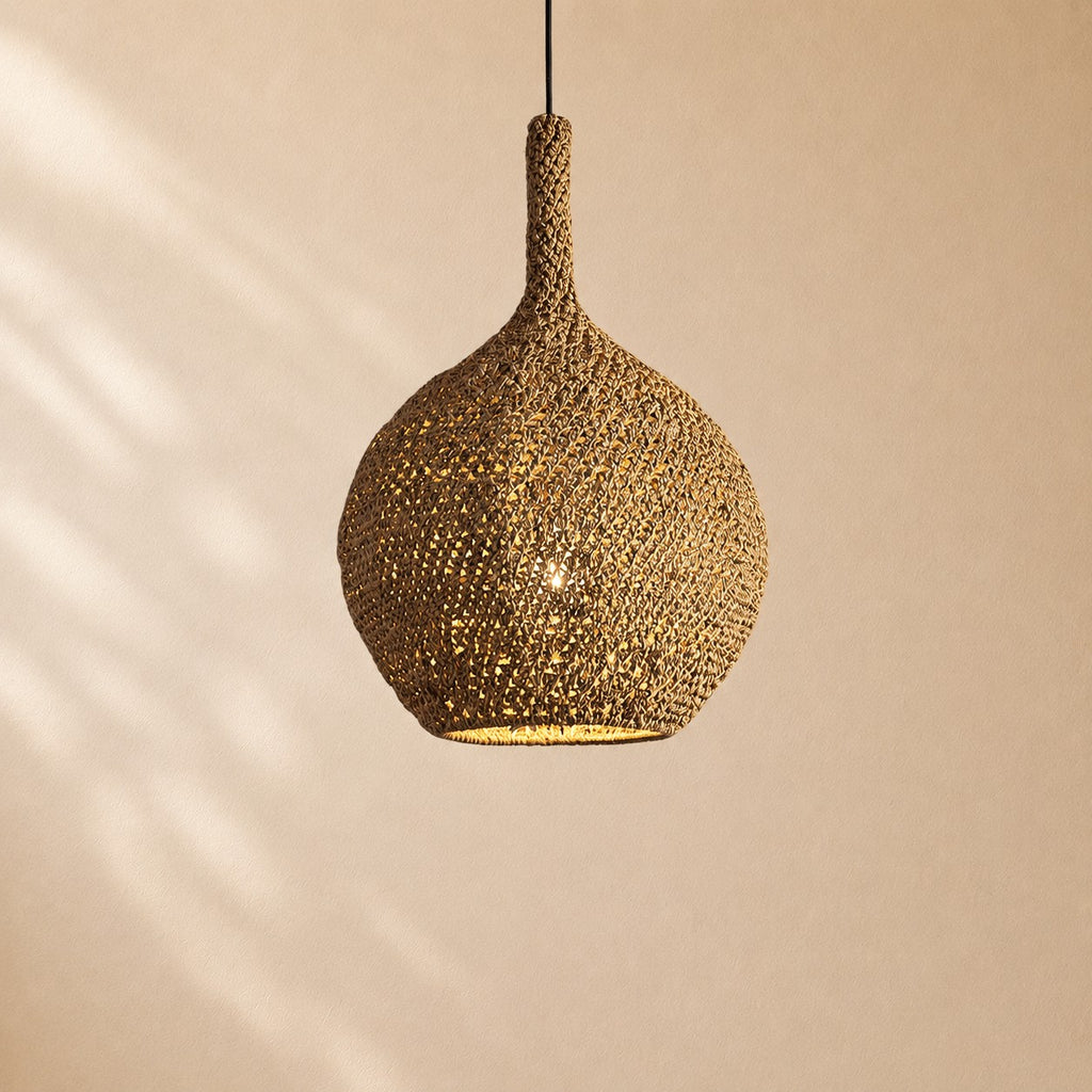 Levi Crocheted Seagrass Pendant