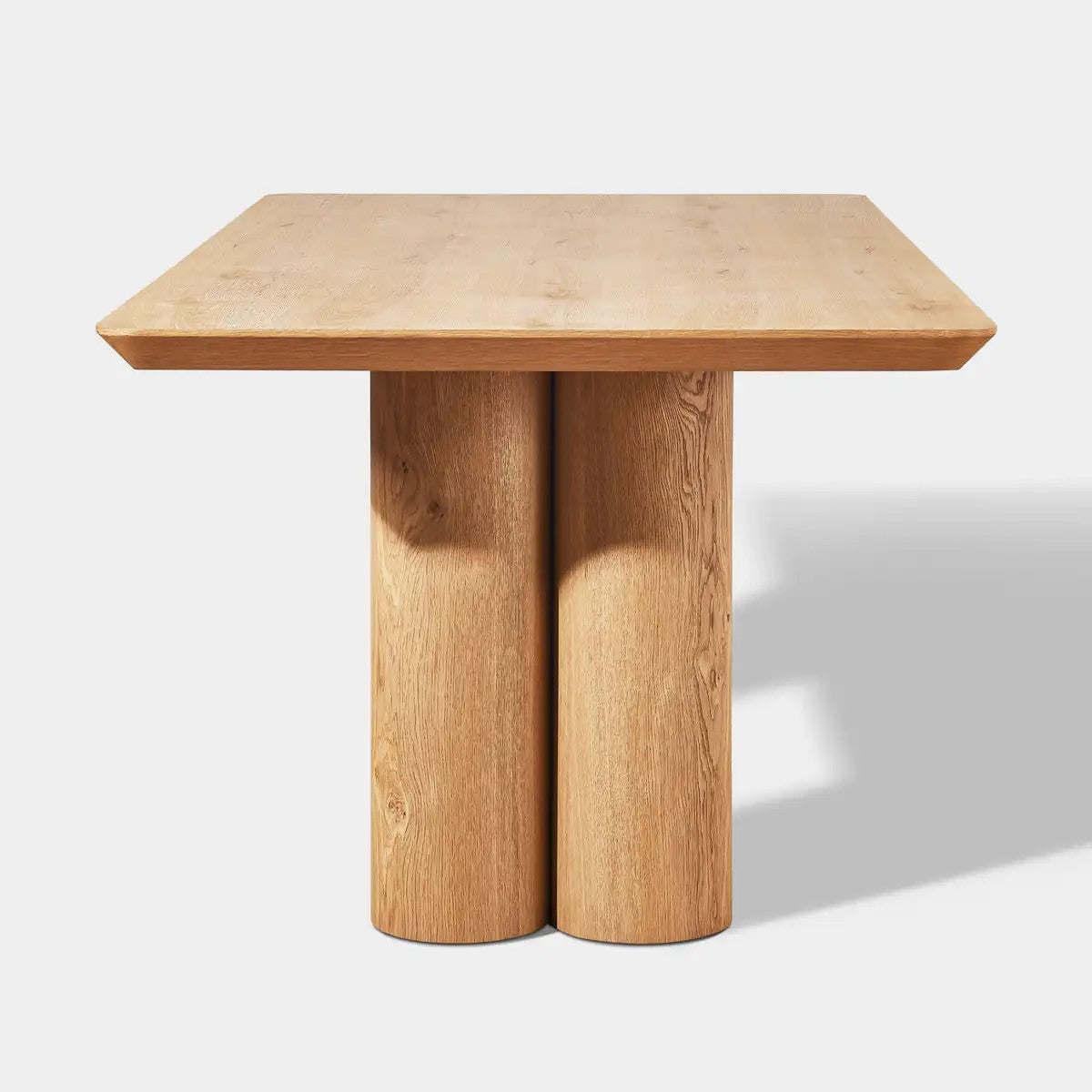 Lira Solid Oak Dining Table 86“W