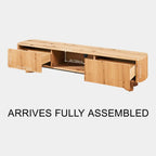 Lira Solid Oak Media Console