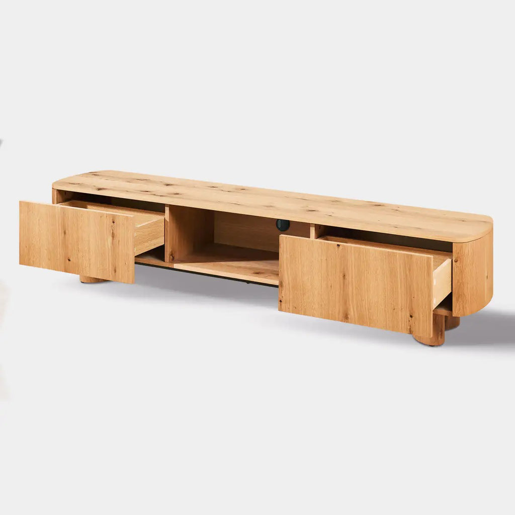 Lira Solid Oak Media Console