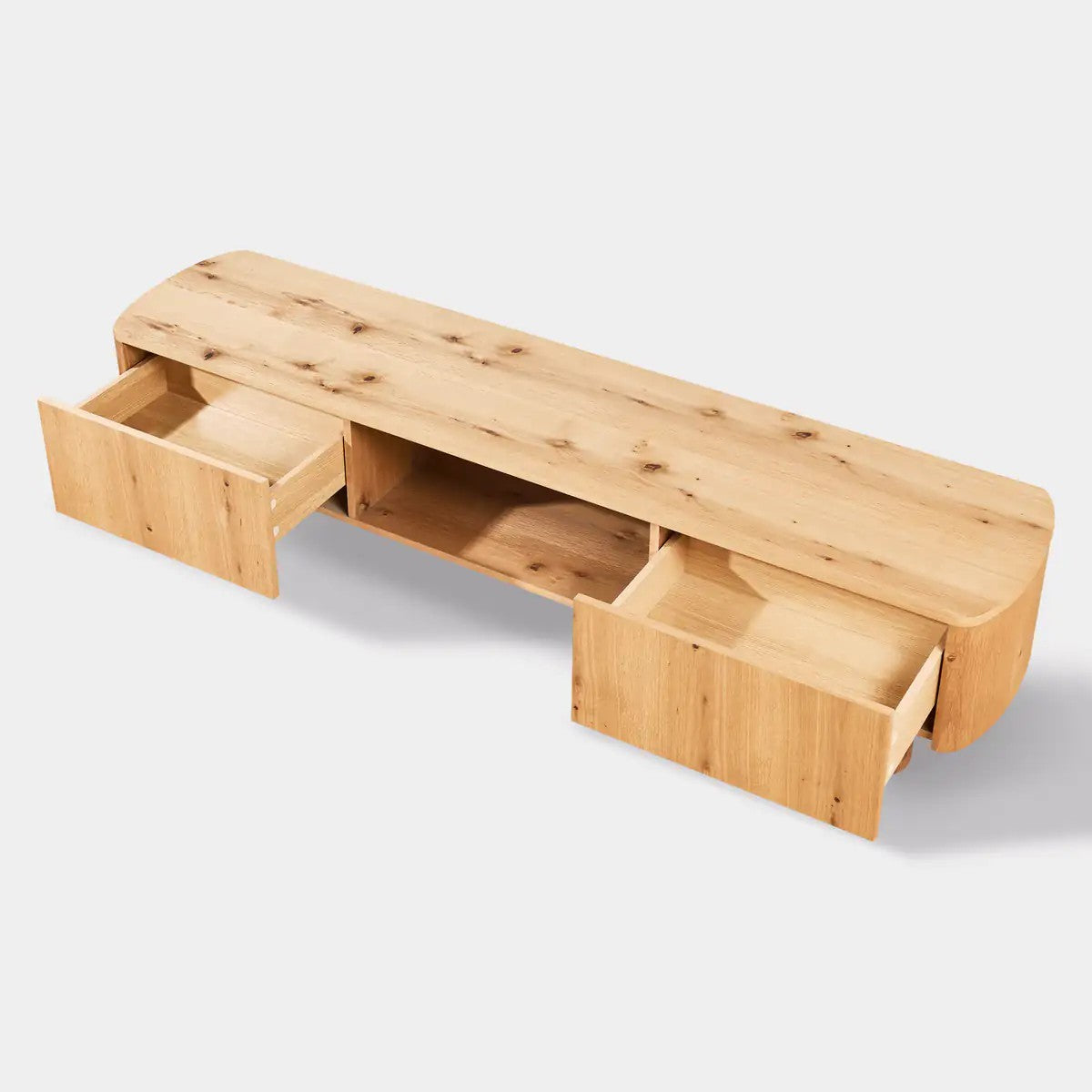Lira Solid Oak Media Console