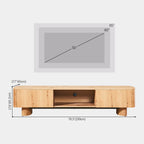 Lira Solid Oak Media Console