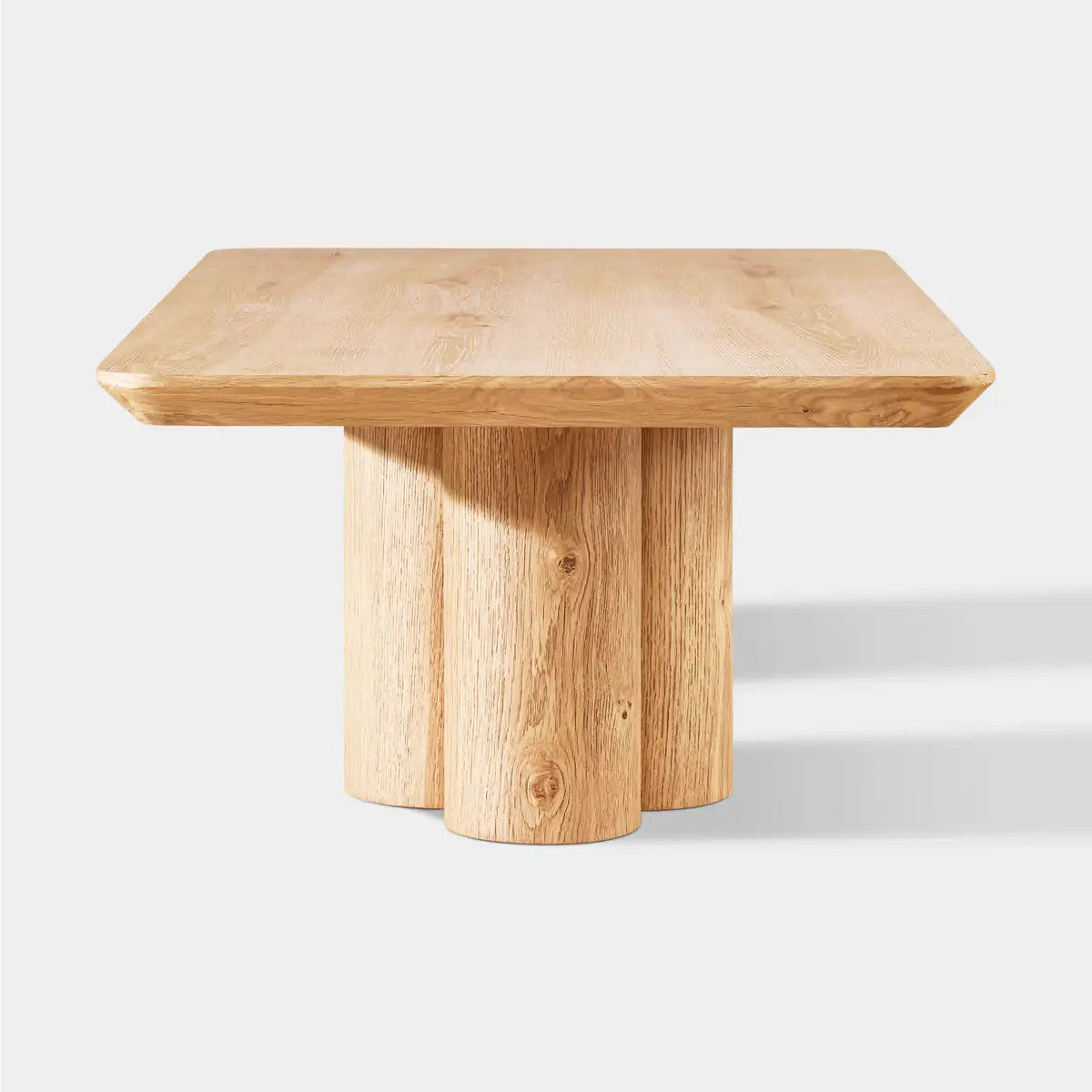 Lira Solid Oak Round Coffee Table 47"W