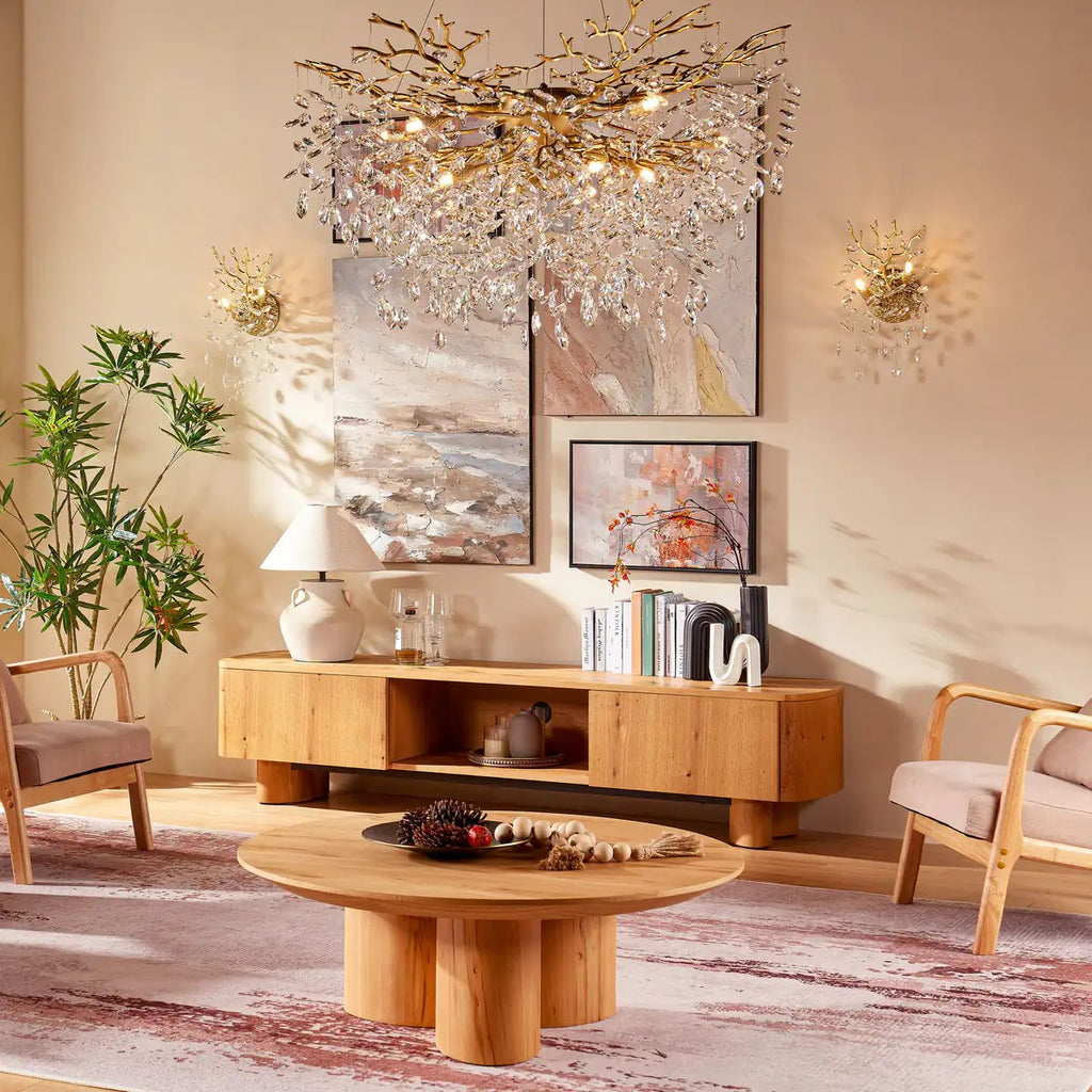 Lira Solid Oak Dining Table 39"D