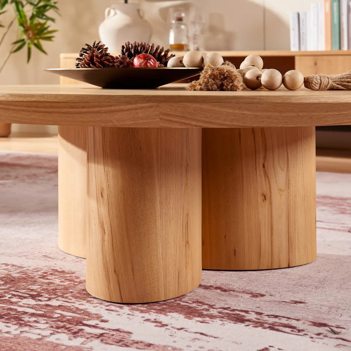 Lira Solid Oak Dining Table 39"D