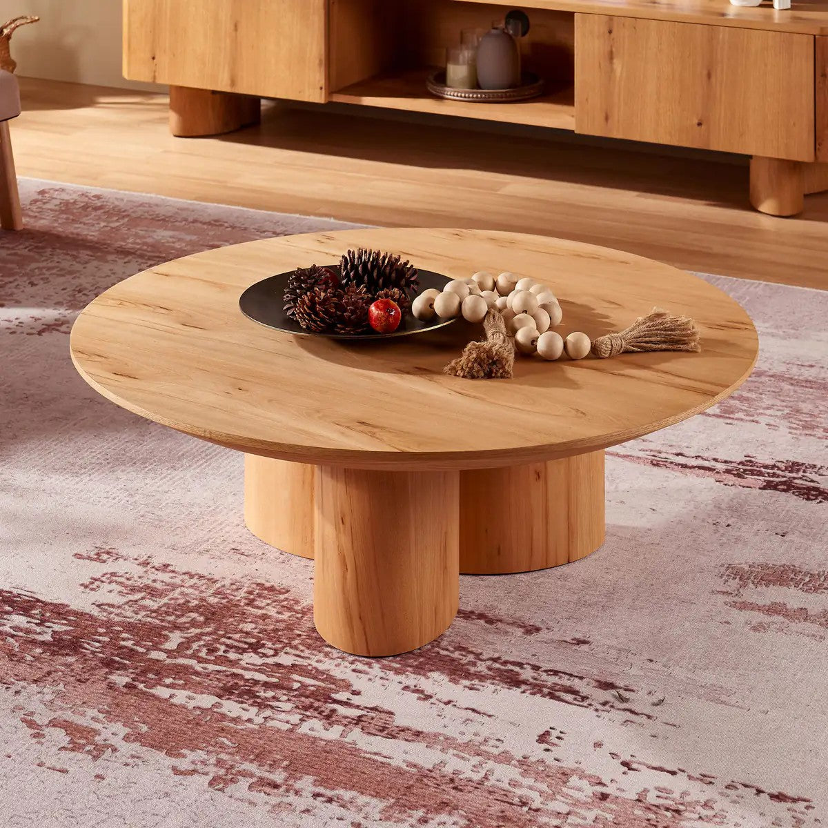 Lira Solid Oak Dining Table 39"D