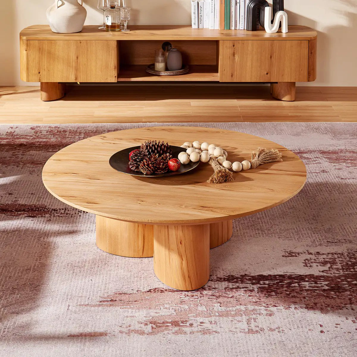 Lira Solid Oak Dining Table 39"D
