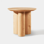 Lira Solid Oak Side Table 24"D